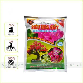 Phân Bón Hữu Cơ SIÊU HOA GIẤY Chuyên Dùng Cho Hoa Giấy 