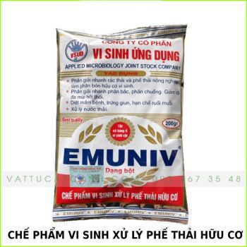 Chế Phẩm Vi Sinh Em - EMUNIV Dùng Ủ Phân Hữu Cơ, Xử Lý Rác Thải Hữu Cơ Cao Cấp 