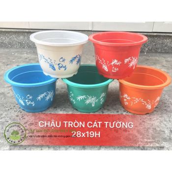 Chậu tròn cát tường