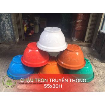 Chậu tròn truyền thống