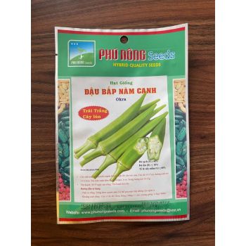 Đậu bắp 5 cạnh 10gram - Phú Nông