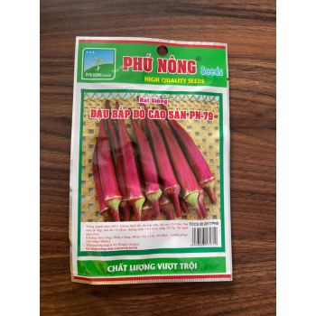 Đậu bắp đỏ 5gram - Phú Nông