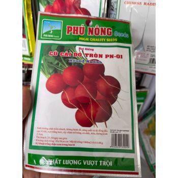 Củ dền Crimson Globe Phú Nông gói 5gr