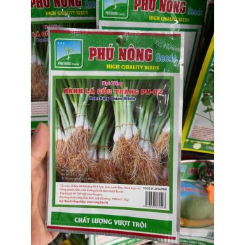 Hành lá gốc trắng PN-02 Phú Nông ,gói 2 gram