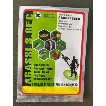 Agassi 36EC gói 15ml đặc trị sâu , rầy xanh, nhện, bọ trị, bọ xít