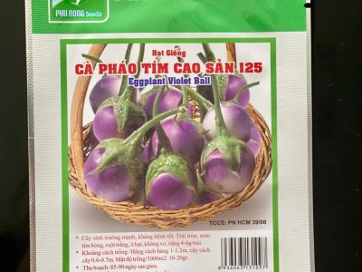 Cà pháo tím 0.5gram - Phú Nông