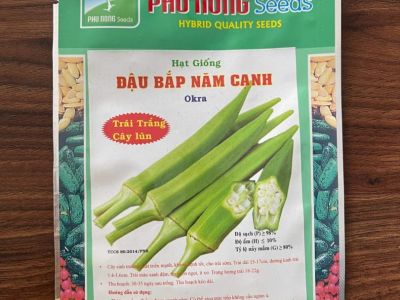 Đậu bắp 5 cạnh 10gram - Phú Nông