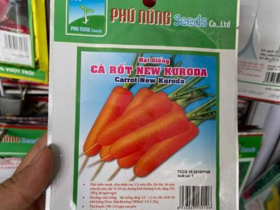 Củ Cà rốt Phú Nông gói 2gram