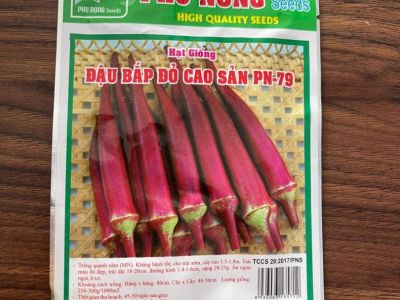Đậu bắp đỏ 5gram - Phú Nông