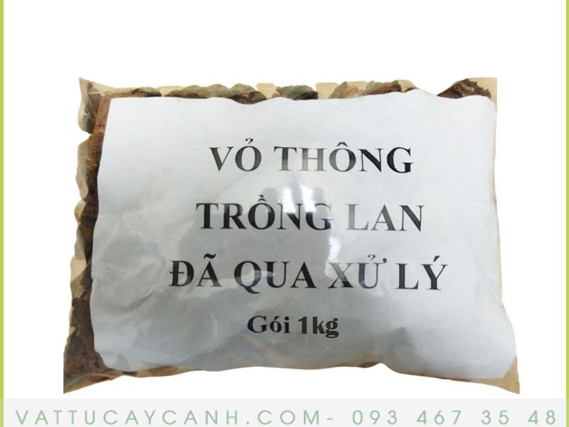 Vỏ Thông Giá Thể Trồng Lan