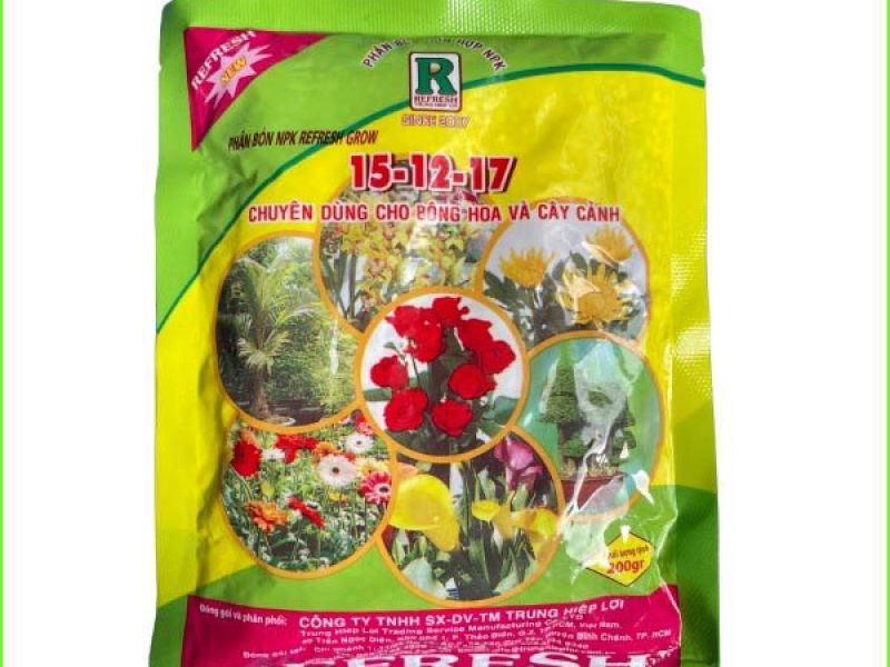 Phân Bón Npk Refresh Grow 15-12-17 - Điều Hòa Sinh Trưởng Cây Trồng