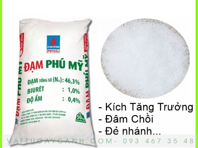 Phân Đạm - Ure -Diêm Lạnh Tăng Trưởng Cây Trồng 