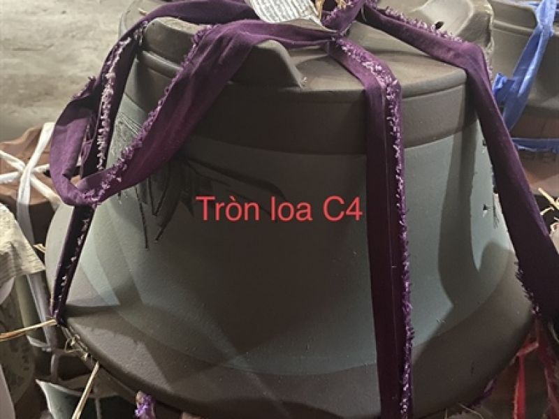 Chậu tròn loa bonsai
