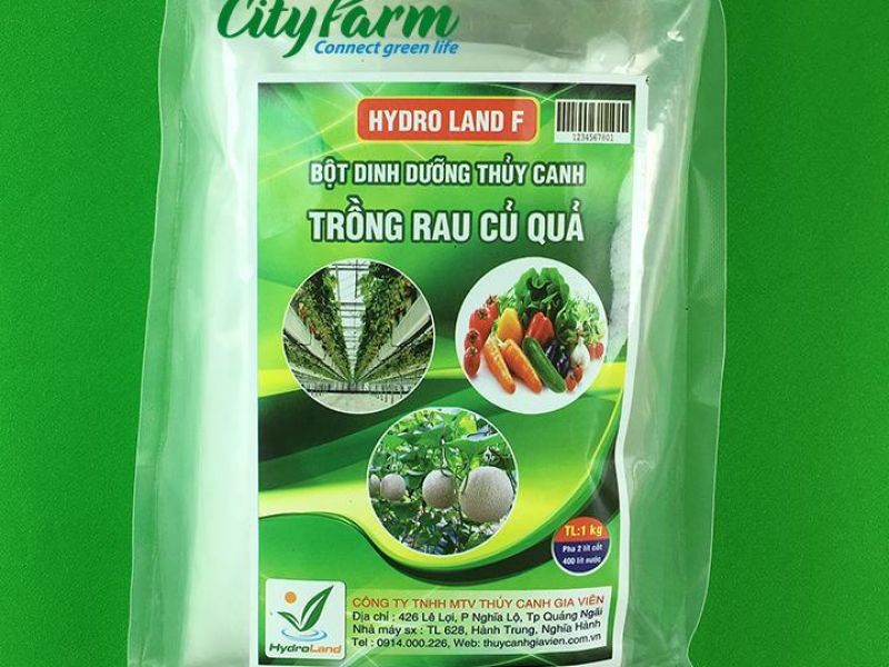 Bột thủy canh Hydroland F cho củ quả