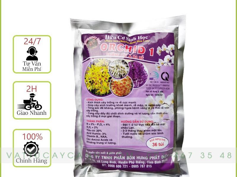 Phân Túi Lưới - Orchid 1 – Kích Ra Rể, Ra Chồi- Chuyên Lan 