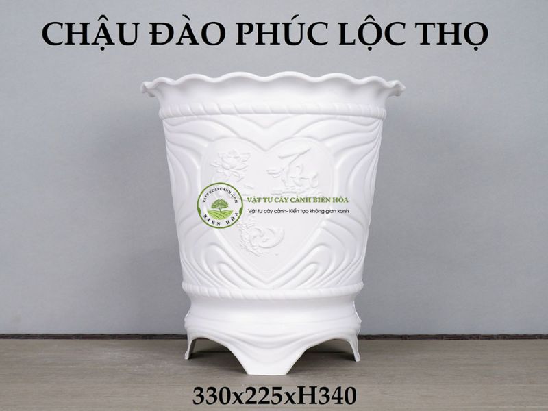 Chậu đào phúc lộc thọ