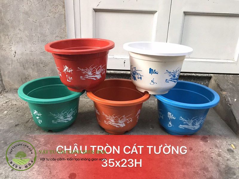 Chậu tròn cát tường