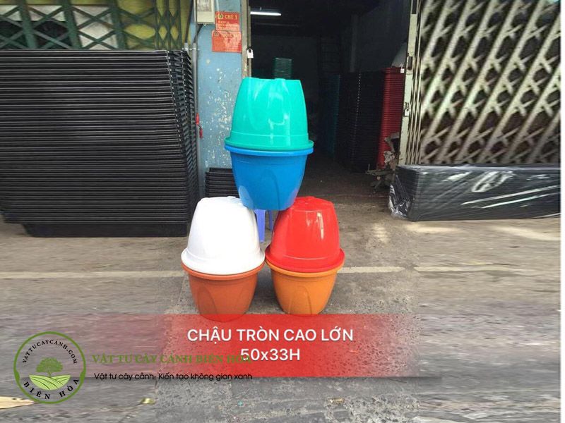 Chậu tròn cao lớn