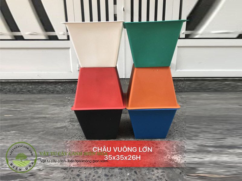 Chậu vuông lớn