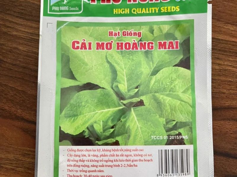 Cải mơ 20gram - Phú Nông