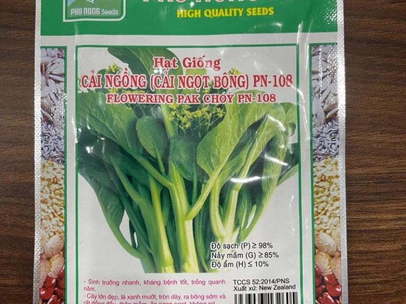 Cải ngọt ăn bông 20gr- Phú Nông