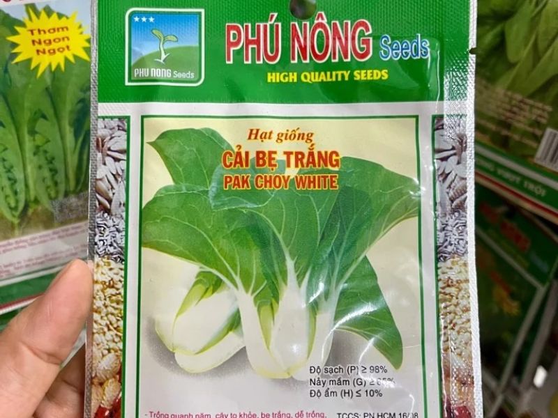 Cải bẹ trắng 20gram - Phú Nông