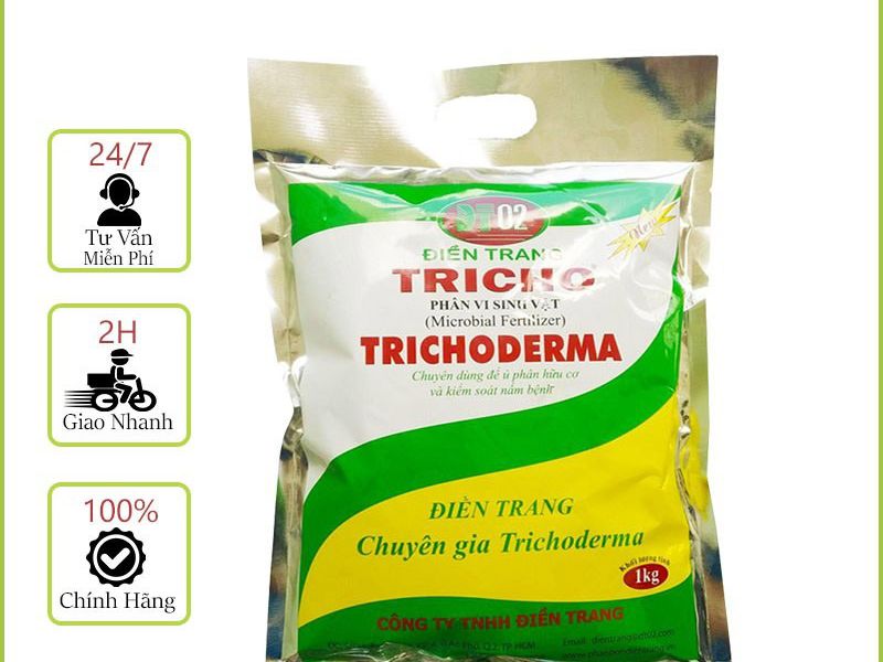 Nấm đối kháng TRICHODERMA Điền Trang Gói 1kg