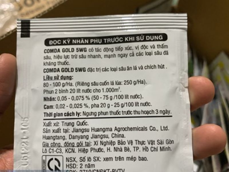 Thuốc sâu sinh học COMDA GOLD