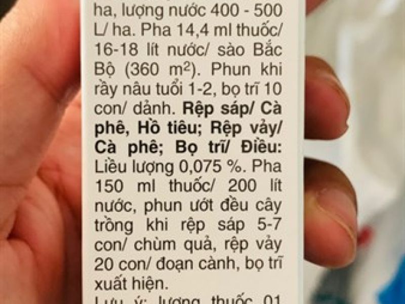 Thuốc sâu Confidor 