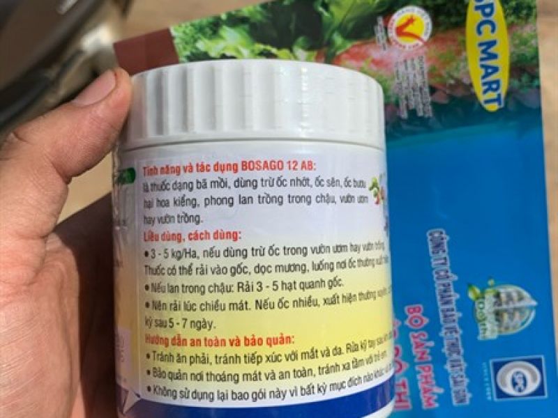 Thuốc trừ ốc Bosago 12 AB 