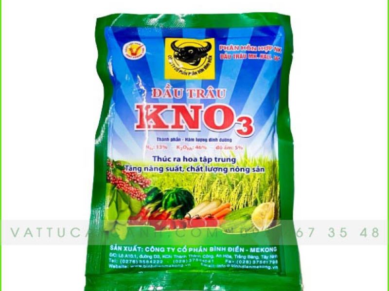 Đầu Trâu KNO3 - Kali Trắng - Chống Rụng Trái Non, Ra Hoa Tập Trung