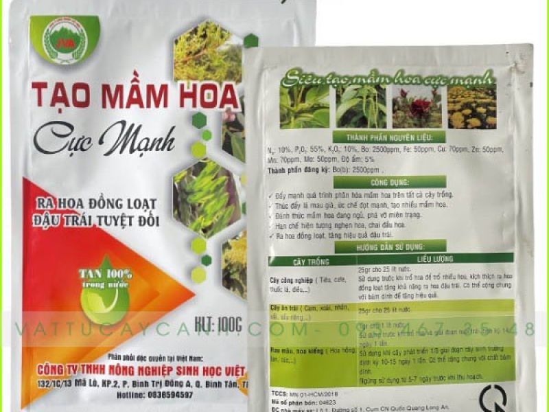 Phân Bón Lá - Tạo Mầm Hoa Cực Mạnh - Ra Hoa Đồng Loạt, Đậu Quả Tuyệt Đối