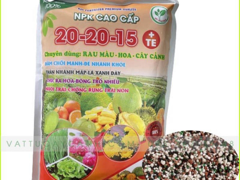 Phân Npk 3 Màu 20-20-15 +TE